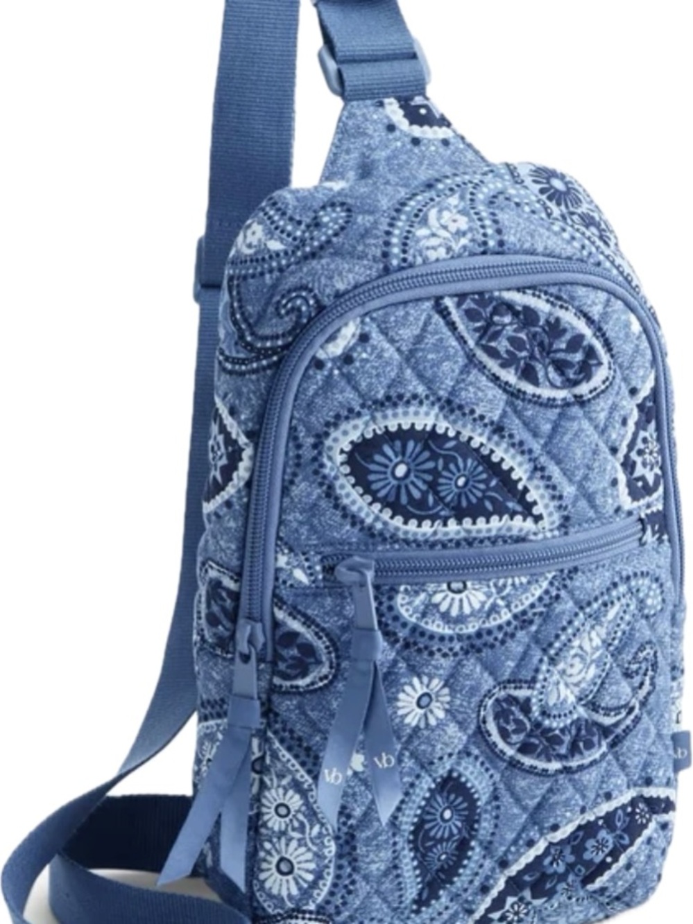 Vera Bradley Essential Sling Backpack Crossbody Bag. NWT. Mesa Blue